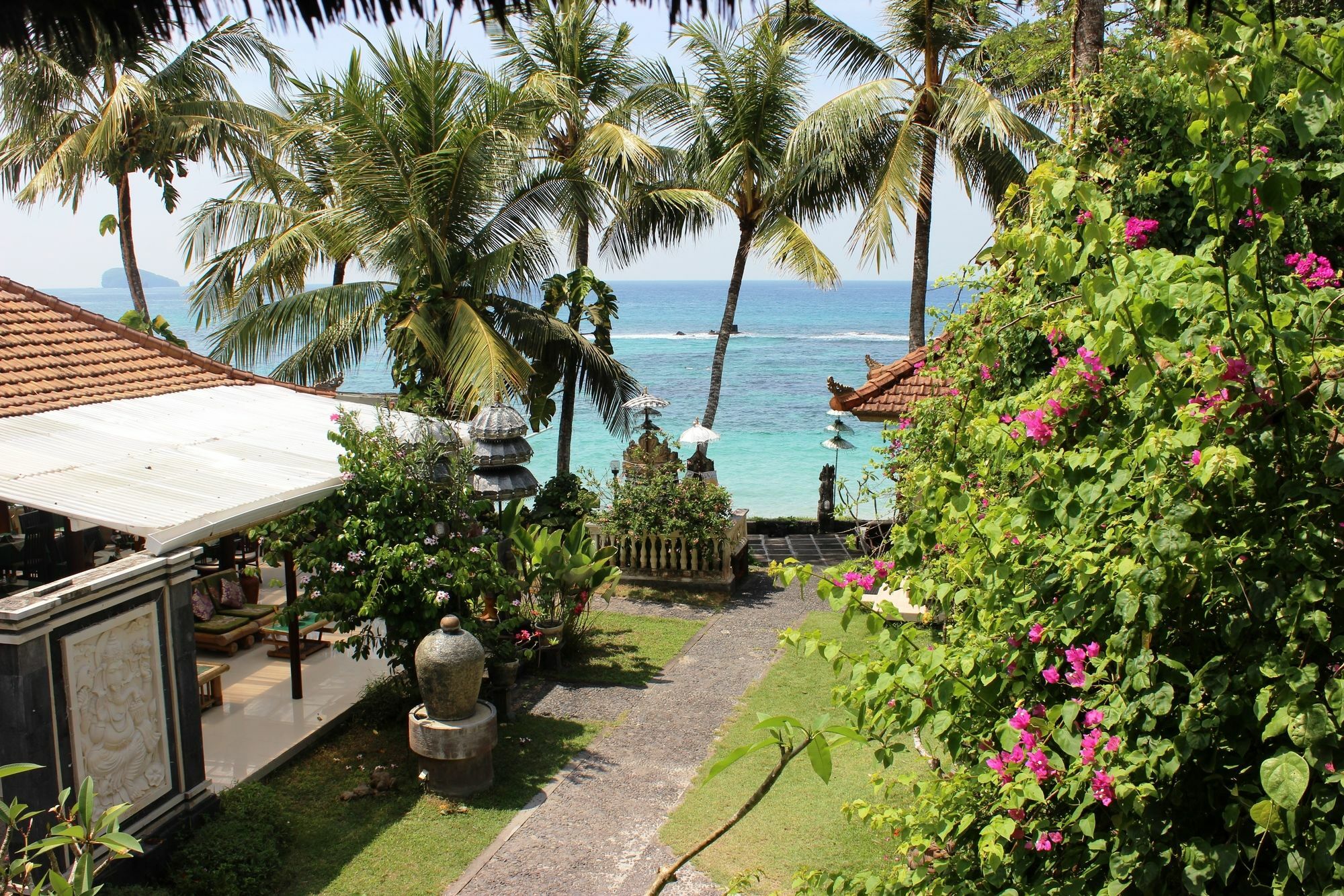 Anom Beach Hotel Candidasa Extérieur photo